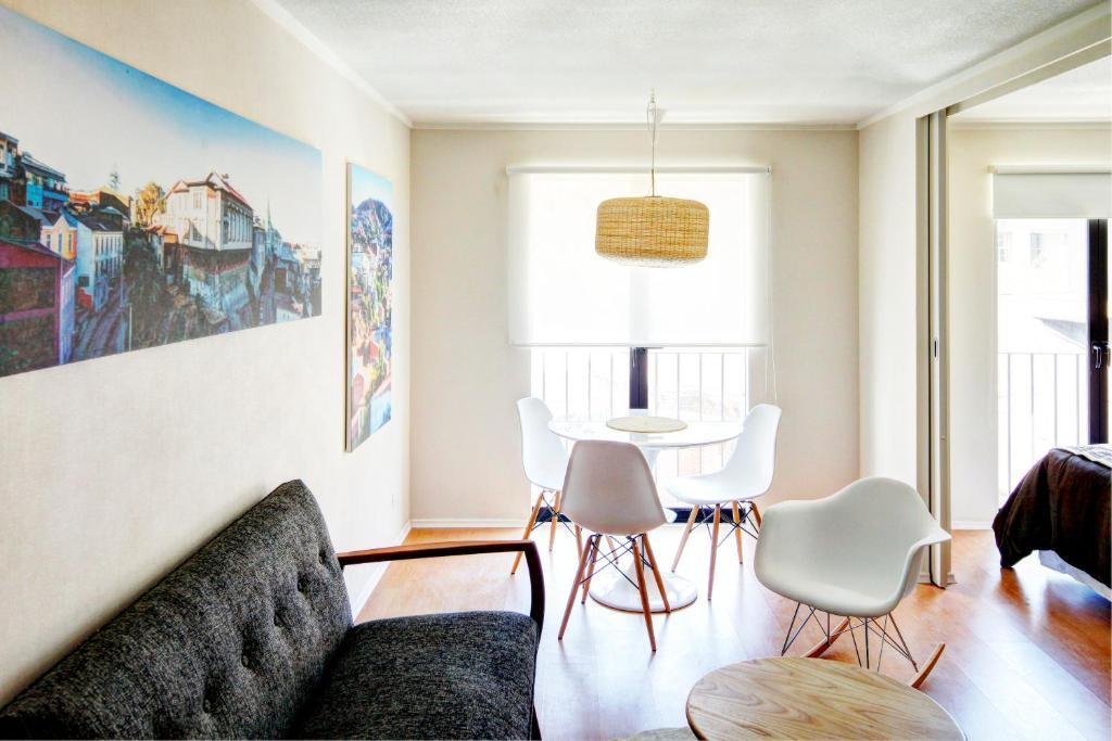 Rukaza Lastarria Apartments 圣地亚哥 客房 照片